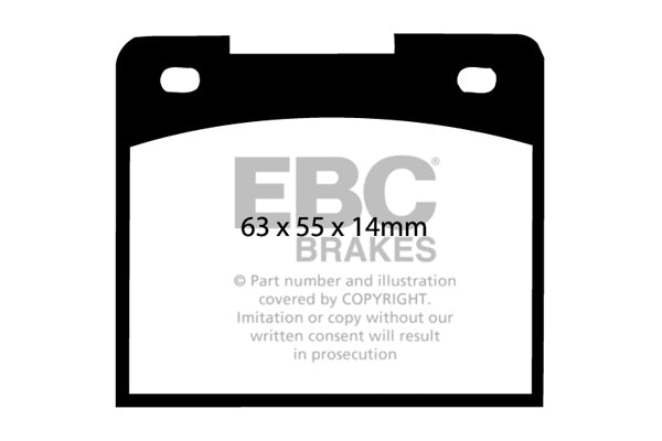 EBC Brakes Brake Pad - DP4114R