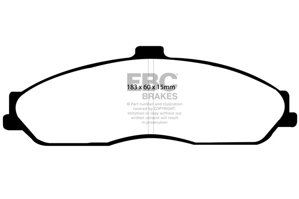 EBC Brakes Brake Pad - DP41162R