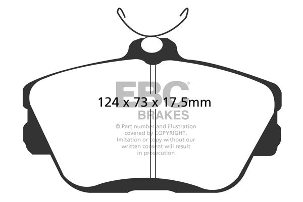 EBC Brakes Brake Pad - DP1168