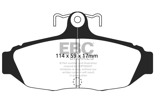 EBC Brakes Brake Pad - DP1172