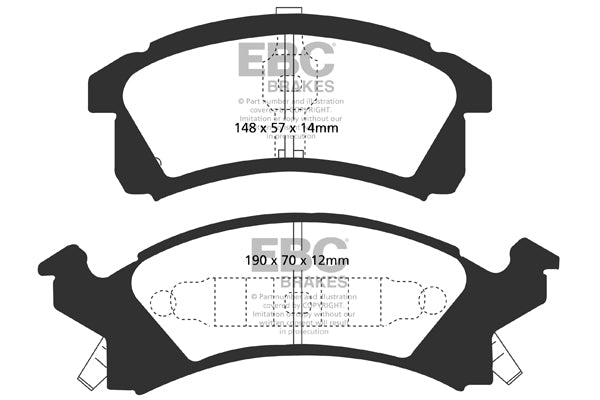 EBC Brakes Brake Pad - DP31174C