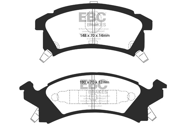 EBC Brakes Brake Pad - DP21175