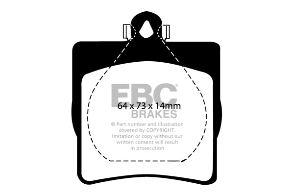 EBC Brakes Brake Pad - DP41191R