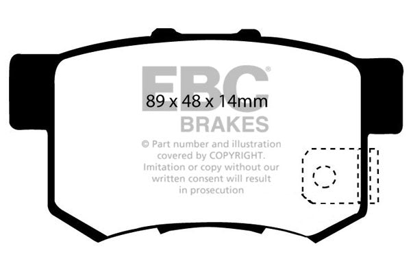 EBC Brakes Brake Pad - DP31193C