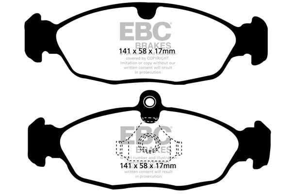 EBC Brakes Brake Pad - DP21198