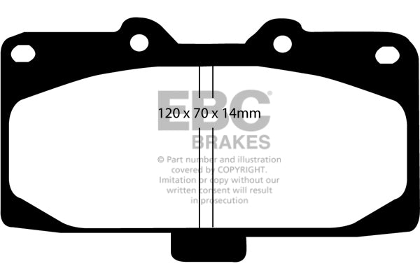 EBC Brakes Brake Pad - DP31200C