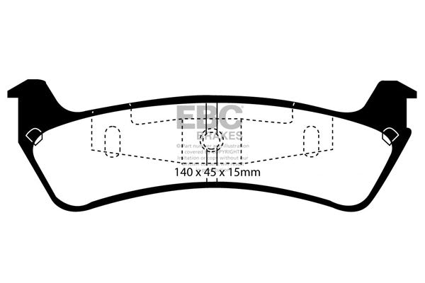 EBC Brakes Brake Pad - DP1201