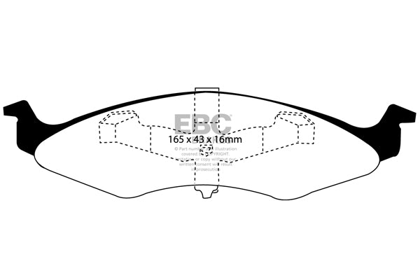 EBC Brakes Brake Pad - UD1202