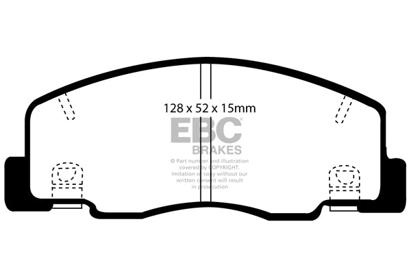 EBC Brakes Brake Pad - UD1204