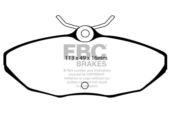 EBC Brakes Brake Pad - DP41221R