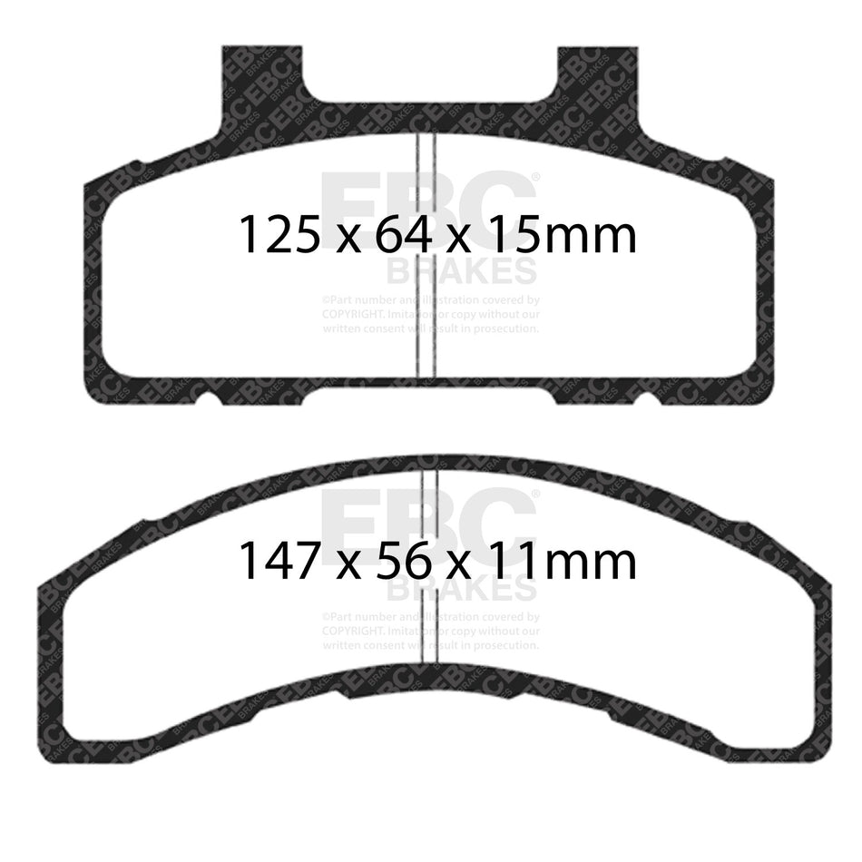 EBC Brakes Brake Pad - DP21240