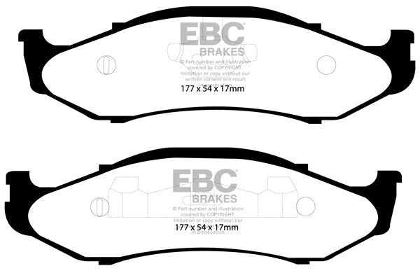 EBC Brakes Brake Pad - DP41255R
