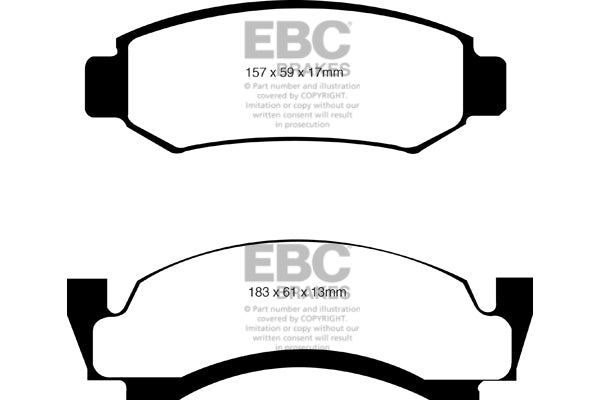 EBC Brakes Brake Pad - DP61261