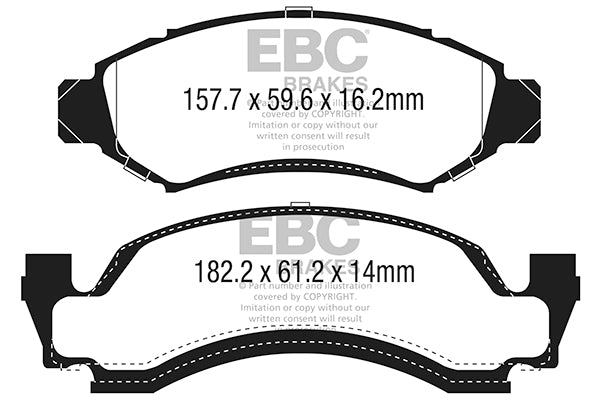 EBC Brakes Brake Pad - DP1265