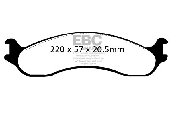 EBC Brakes Brake Pad - DP41266R