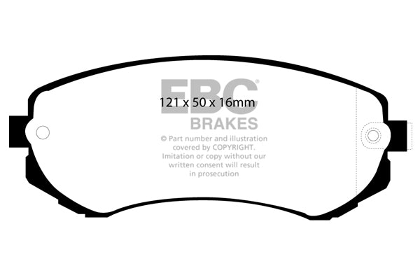 EBC Brakes Brake Pad - DP41279R