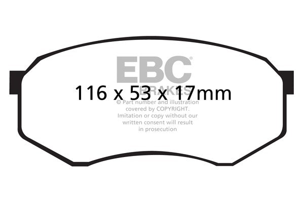 EBC Brakes Brake Pad - DP41317R