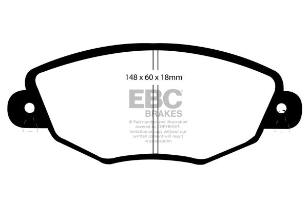 EBC Brakes Brake Pad - DP1322
