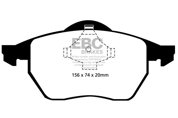 EBC Brakes Brake Pad - UD1324
