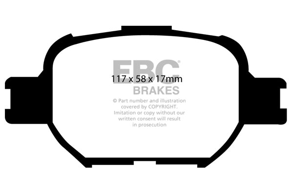 EBC Brakes Brake Pad - DP41325R