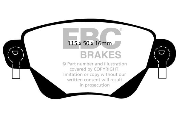 EBC Brakes Brake Pad - DP1350