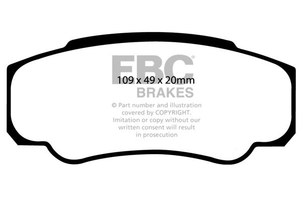 EBC Brakes Brake Pad - UD1378