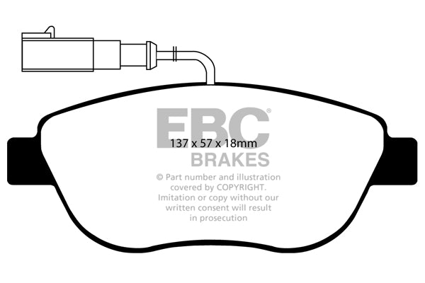 EBC Brakes Brake Pad - DP41383R
