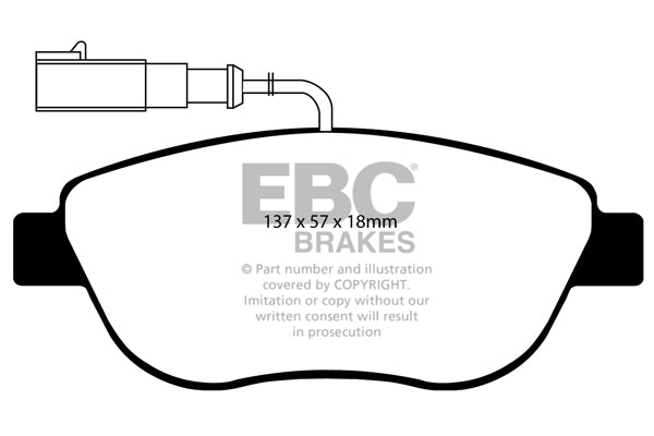EBC Brakes Brake Pad - DP41383R