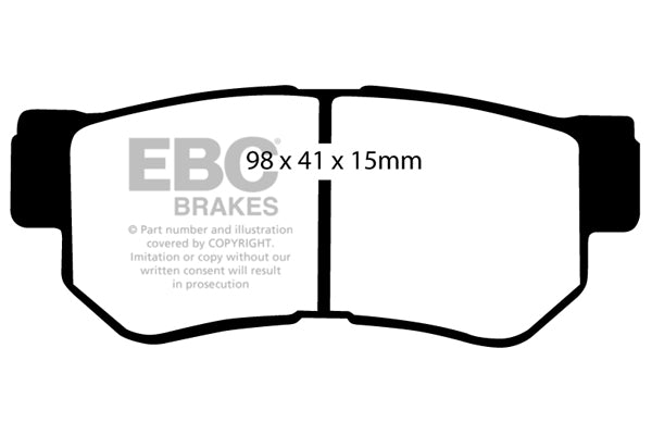 EBC Brakes Brake Pad - DP41392R