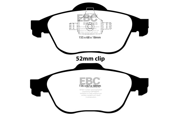 EBC Brakes Brake Pad - UD1394