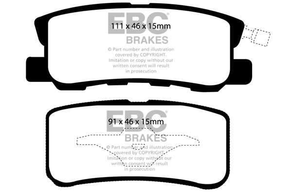 EBC Brakes Brake Pad - DP61407