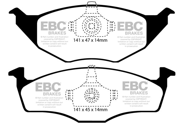 EBC Brakes Brake Pad - UD1433