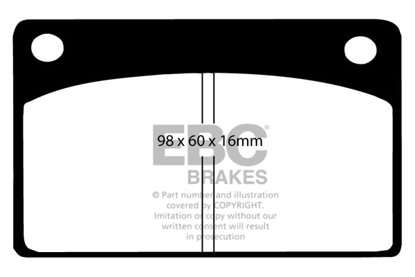 EBC Brakes Brake Pad - DP3143C