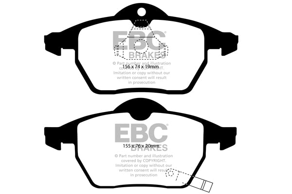 EBC Brakes Brake Pad - DP1443