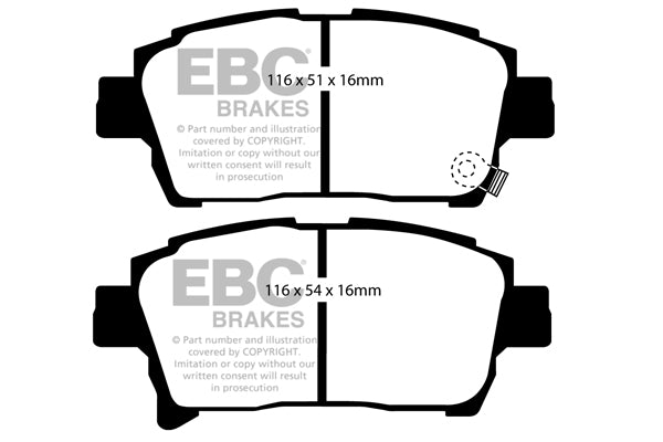EBC Brakes Brake Pad - DP1459