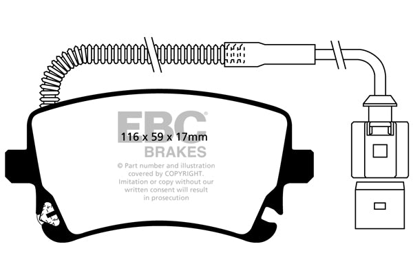 EBC Brakes Brake Pad - DP31470C