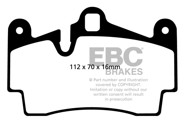EBC Brakes Brake Pad - DP41474R