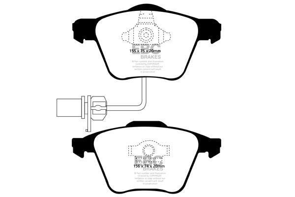 EBC Brakes Brake Pad - DP41495R