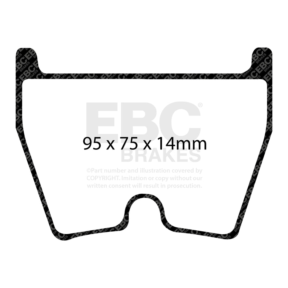 EBC Brakes Brake Pad - DP81513.14SR11