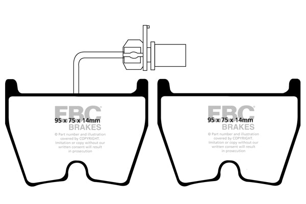 EBC Brakes Brake Pad - DP81513.14SR21
