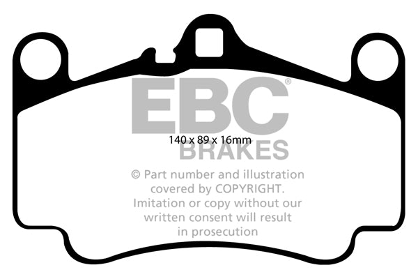 EBC Brakes Brake Pad - DP31515C