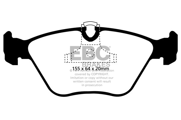 EBC Brakes Brake Pad - DP41552R