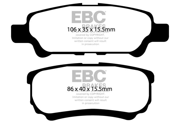 EBC Brakes Brake Pad - DP31563C
