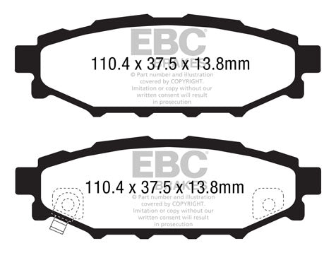 EBC Brakes Brake Pad - DP31584C