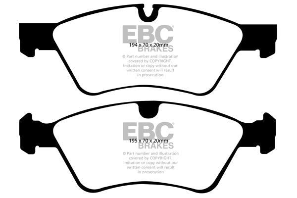 EBC Brakes Brake Pad - DP41592R
