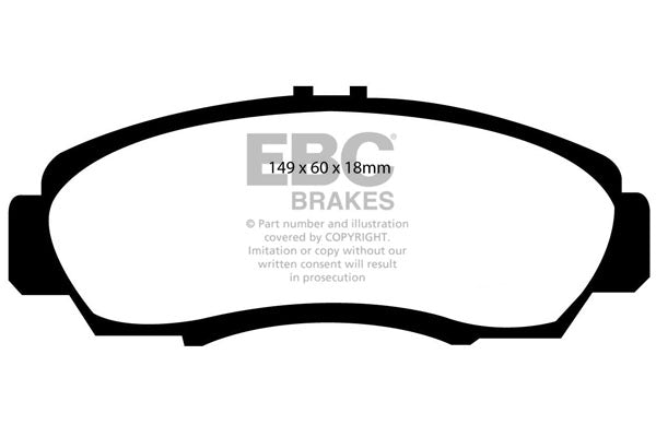EBC Brakes Brake Pad - DP41610R