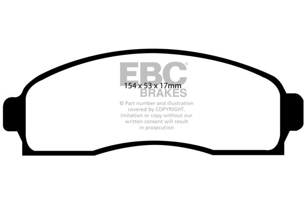 EBC Brakes Brake Pad - DP1617