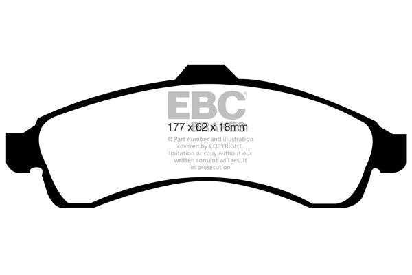 EBC Brakes Brake Pad - DP41618R