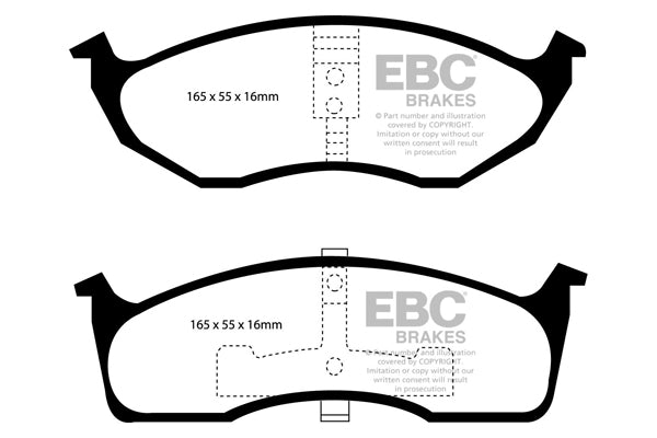 EBC Brakes Brake Pad - DP21623