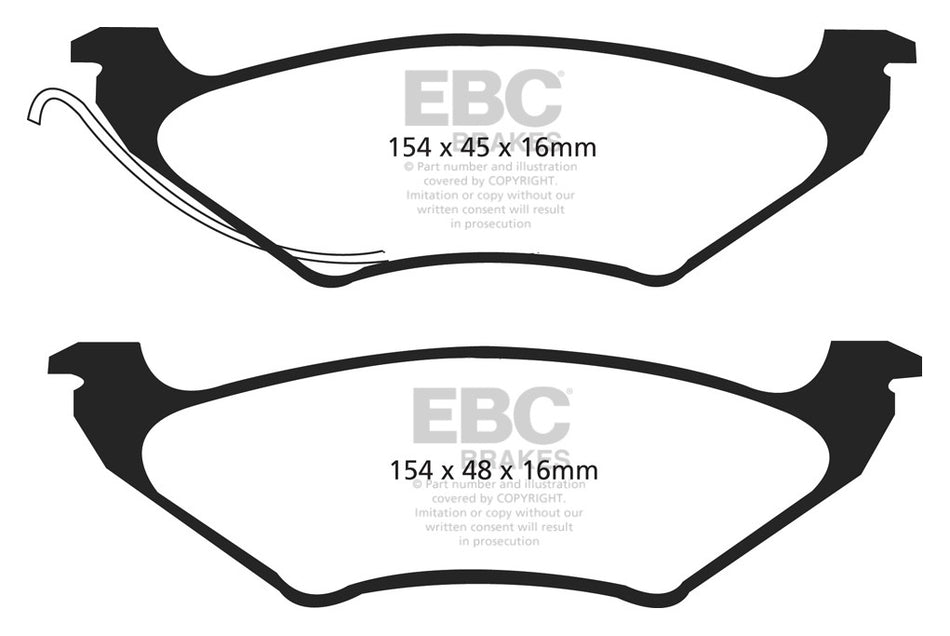 EBC Brakes Brake Pad - DP1625